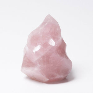 Rose Quartz Flame Crystals