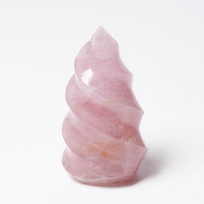 Rose Quartz Flame Crystals