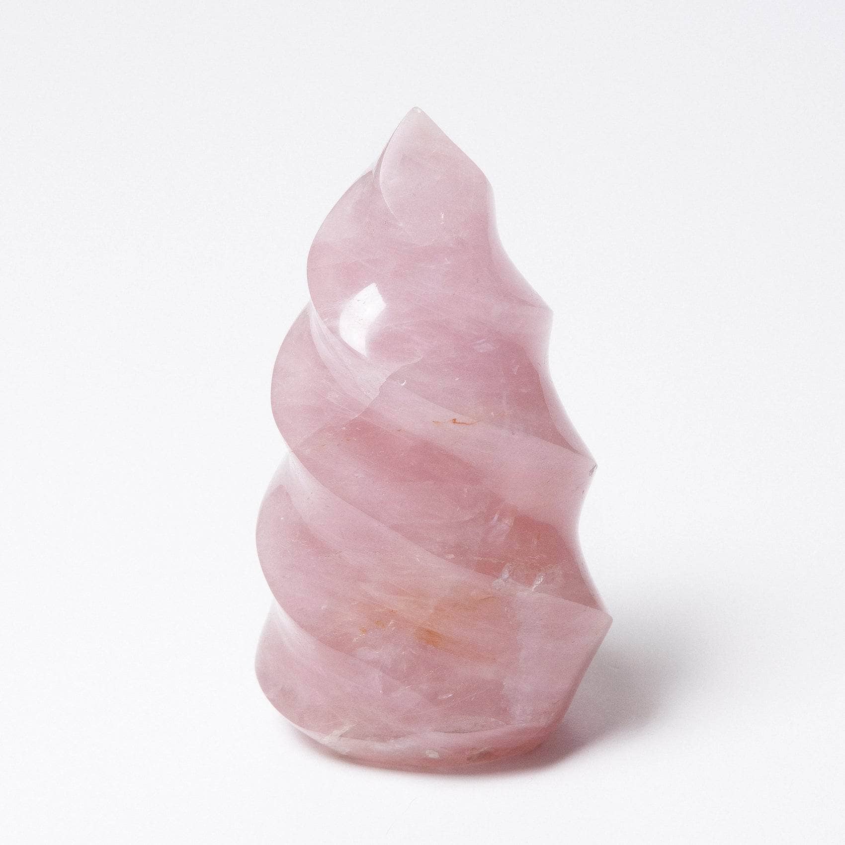 Rose Quartz Flame Crystals