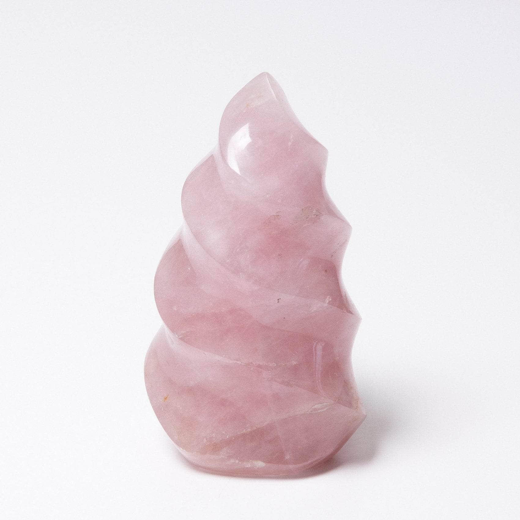 Rose Quartz Flame Crystals