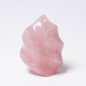 Rose Quartz Flame Crystals
