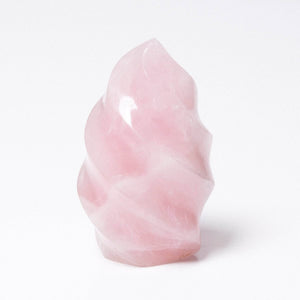 Rose Quartz Flame Crystals
