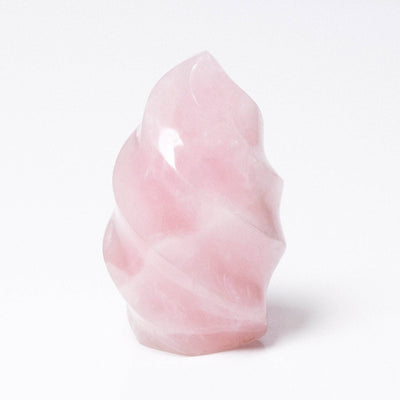 Rose Quartz Flame Crystals