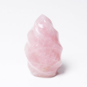 Rose Quartz Flame Crystals