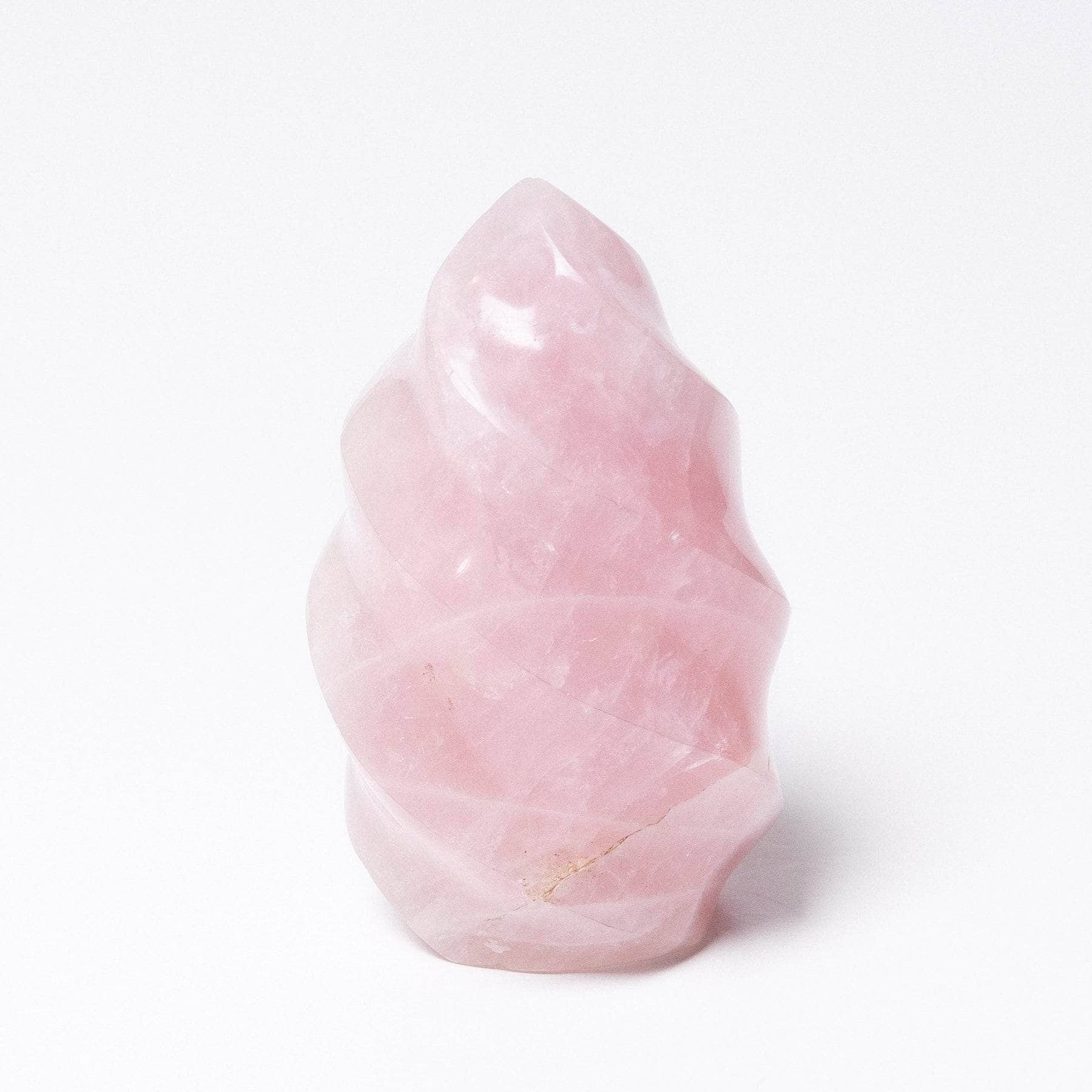 Rose Quartz Flame Crystals