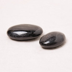 Black Tourmaline Palm Stones - AAA Premium Quality