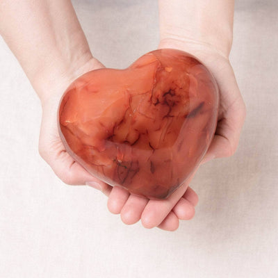 Carnelian Hearts - AAA Premium Quality
