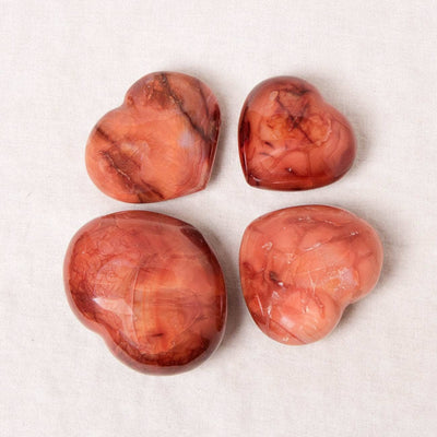 Carnelian Hearts - AAA Premium Quality