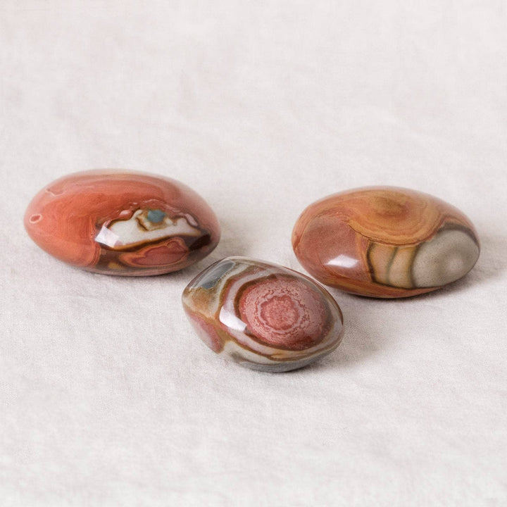 Polychrome (Desert Magic) Jasper Palm Stone - AAA Premium Quality