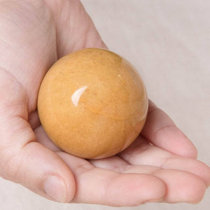 Yellow Aventurine Sphere with Tripod