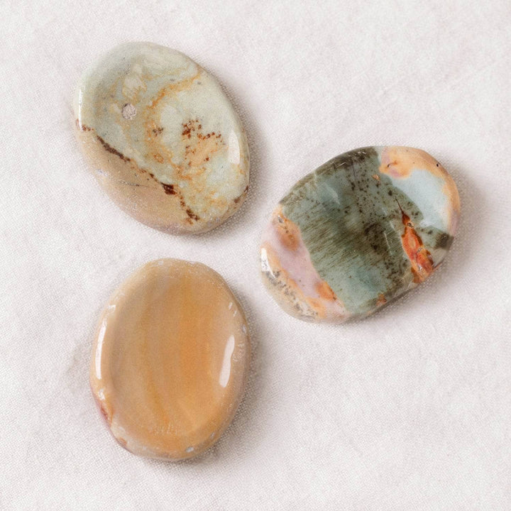 Polychrome (Desert Magic) Jasper Worry Stone