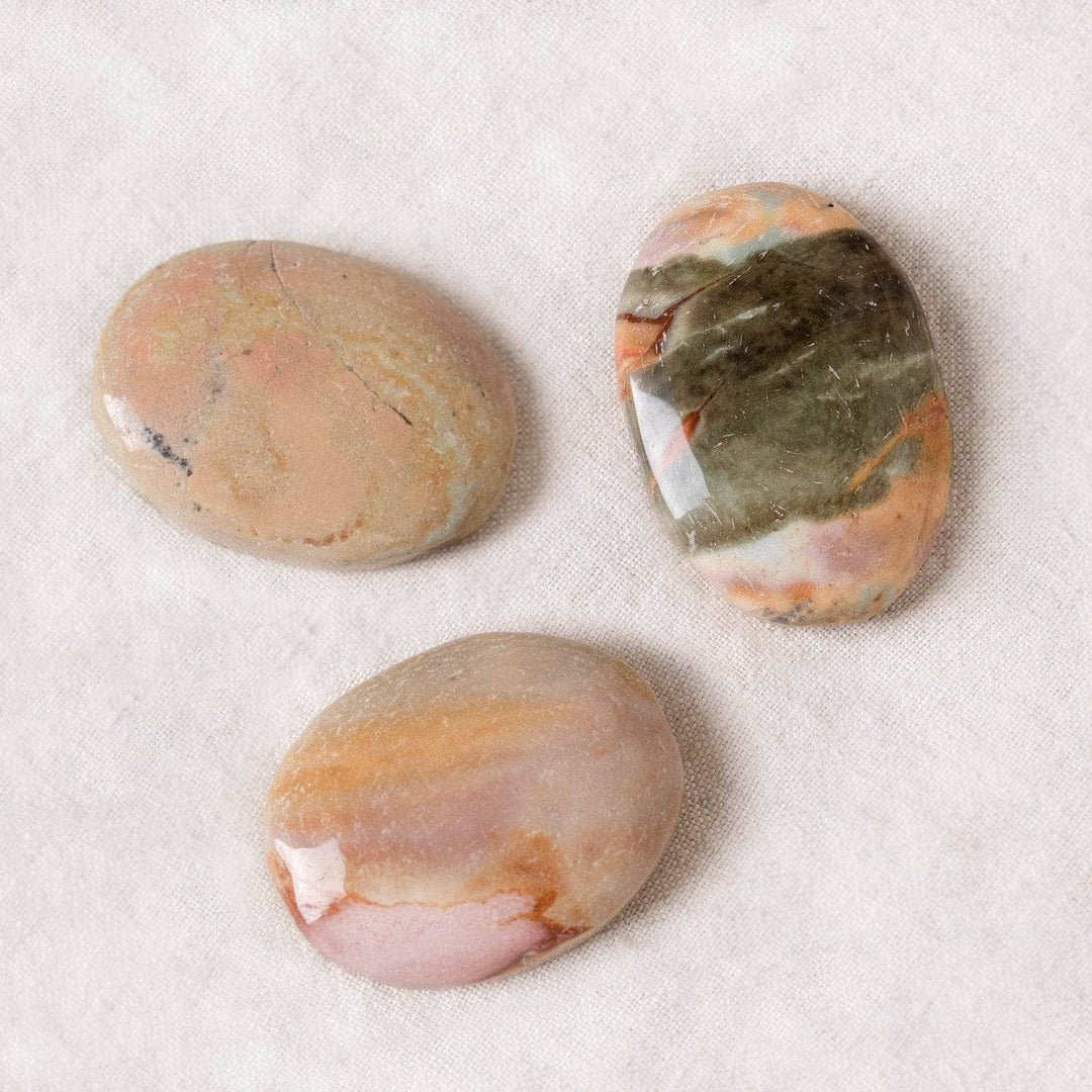 Polychrome (Desert Magic) Jasper Worry Stone