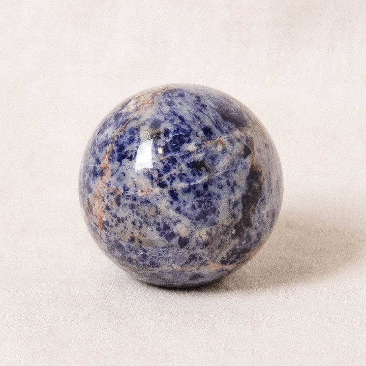 Sodalite Sphere with Tripod