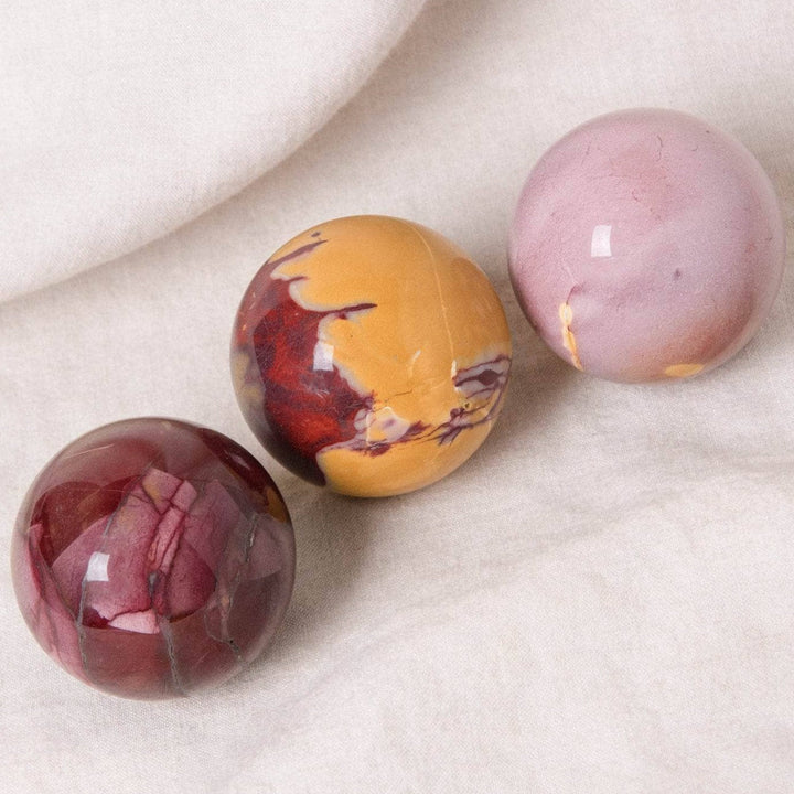 Mookaite Jasper Sphere with Tripod - AAA Premium Quality