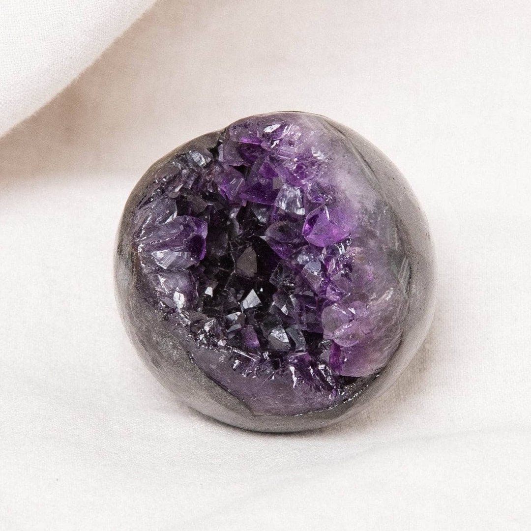 Genuine Amethyst Geode with Tripod