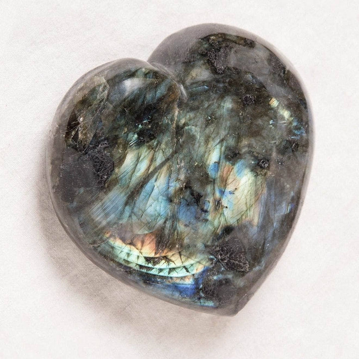 Labradorite Blue Flame Hearts - AAA Premium Quality