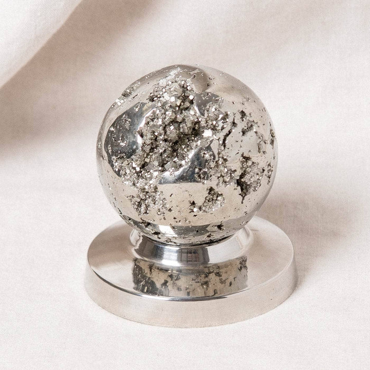 Natural Pyrite Sphere - AAA Premium Quality