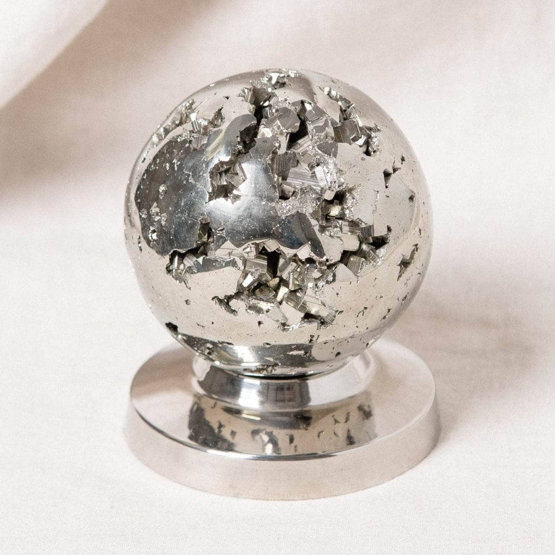 Natural Pyrite Sphere - AAA Premium Quality