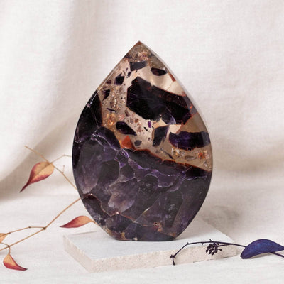 Amethyst Flame Freeform  Crystal