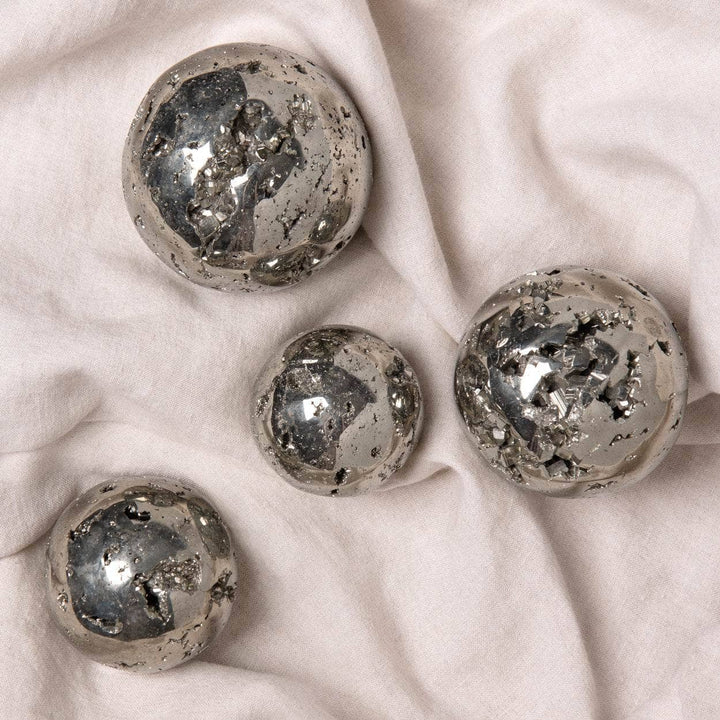 Natural Pyrite Sphere - AAA Premium Quality