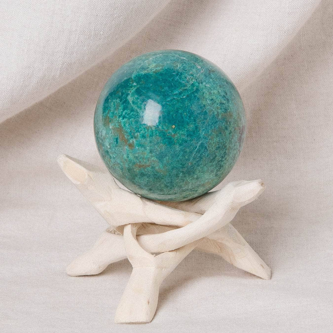 Natural Peruvian Turquoise Sphere - AAA Premium Quality