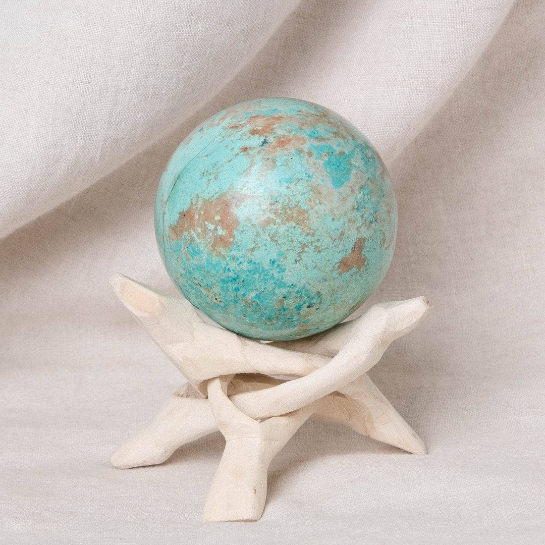 Natural Peruvian Turquoise Sphere - AAA Premium Quality