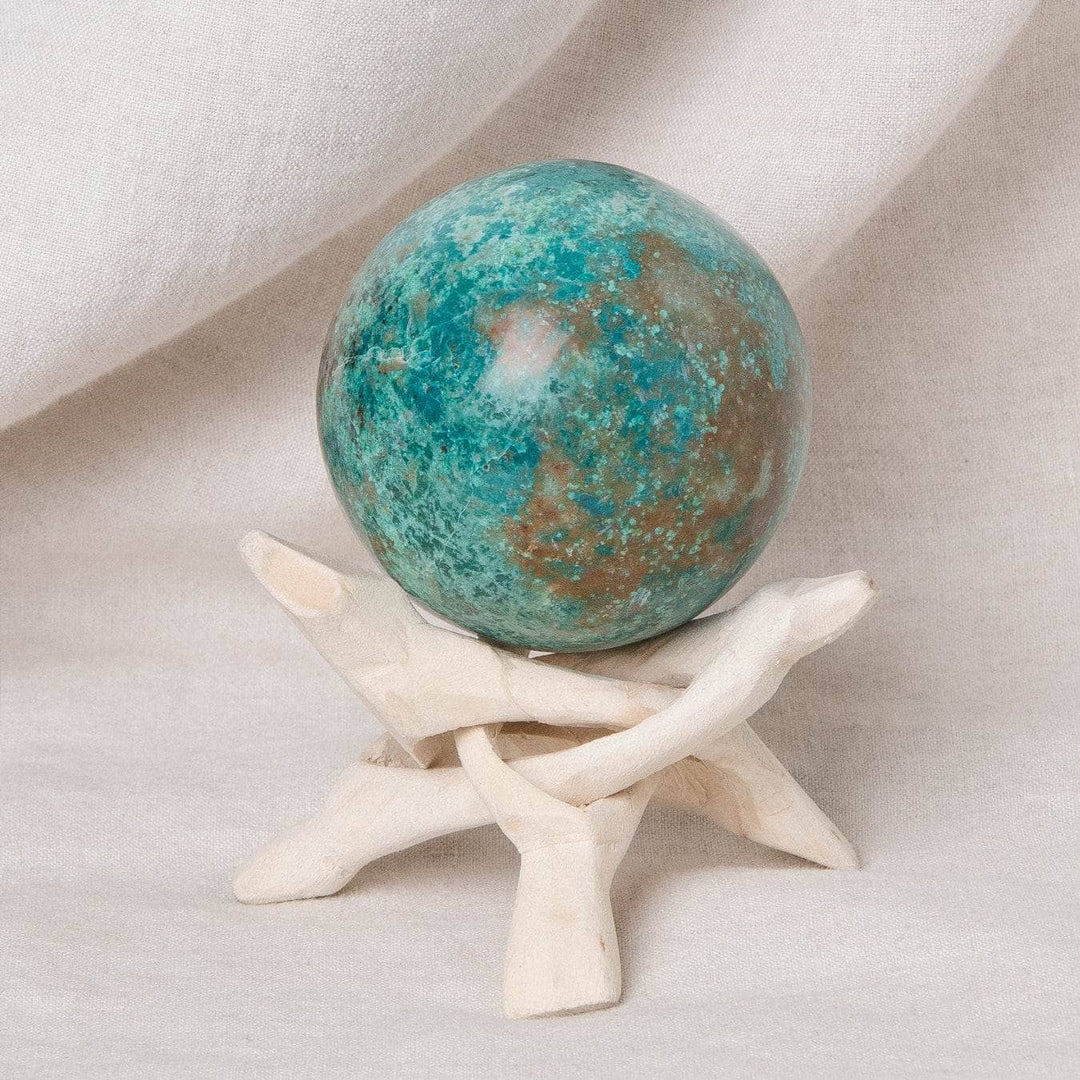 Natural Peruvian Turquoise Sphere - AAA Premium Quality