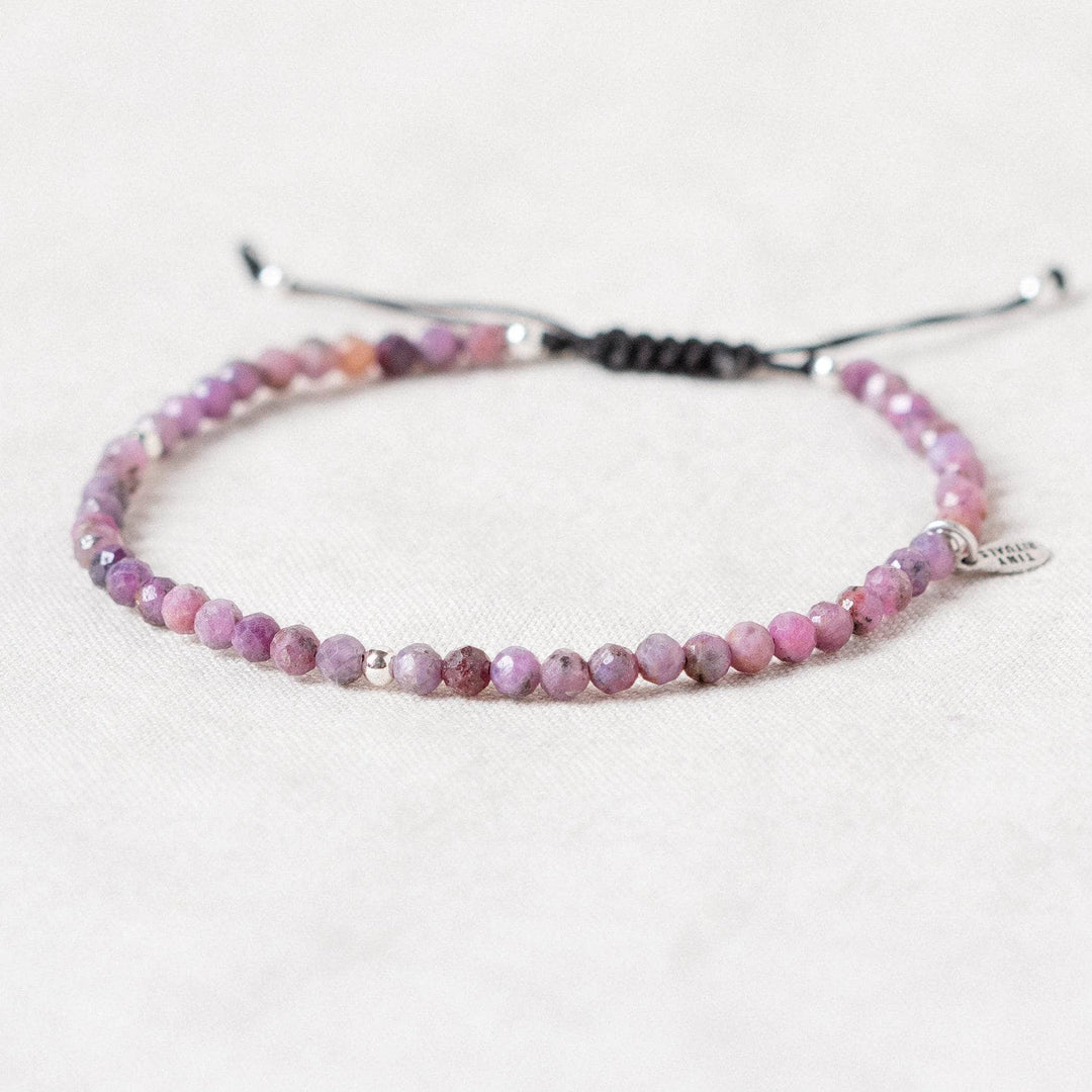 Natural Ruby Energy Anklet