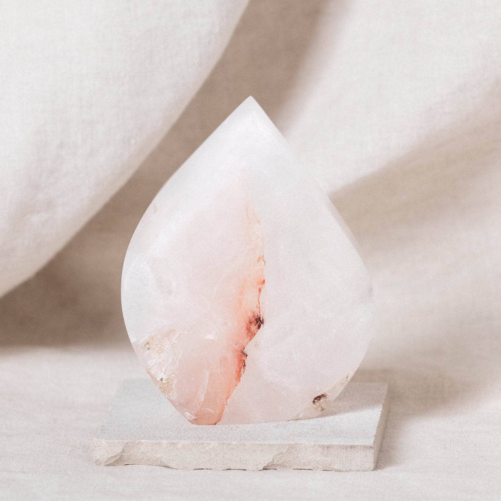 Crystal Quartz Flame Freeform Crystal