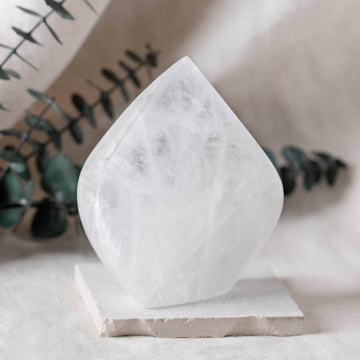 Crystal Quartz Flame Freeform Crystal