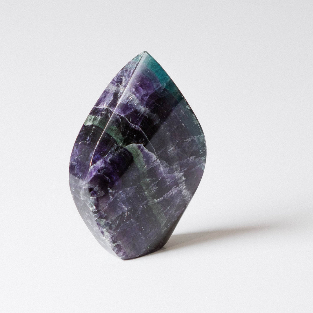 Rainbow Fluorite Flame Freeform Crystal