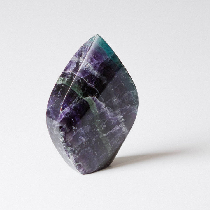 Rainbow Fluorite Flame Freeform Crystal