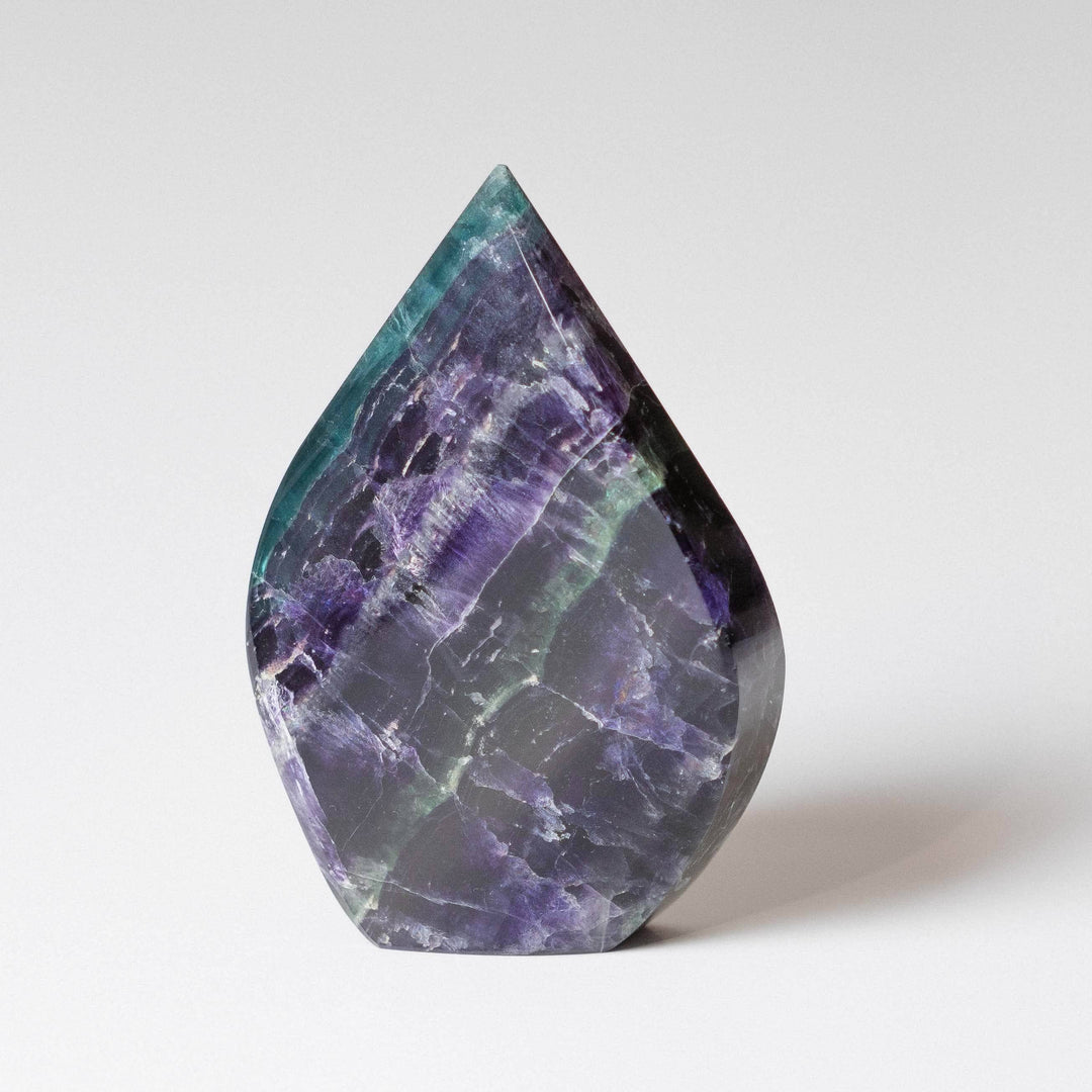 Rainbow Fluorite Flame Freeform Crystal