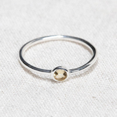 Citrine Silver or Gold Ring