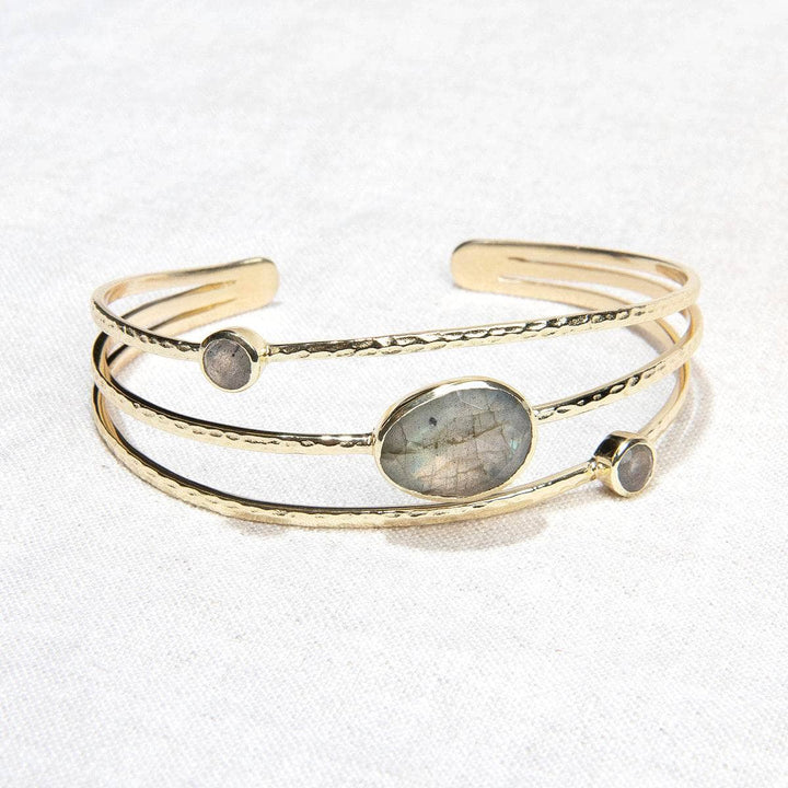 Labradorite Golden or Silver Bracelet