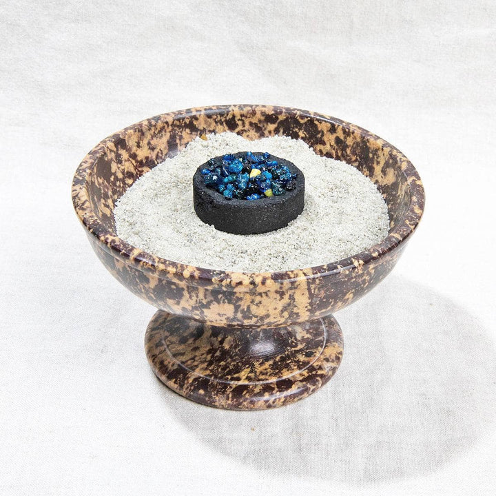 Large Soapstone Smudge Bowl Kit