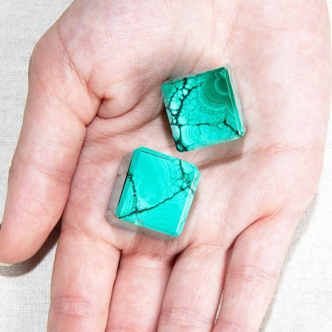 Malachite Cube - Rare Limited Edition