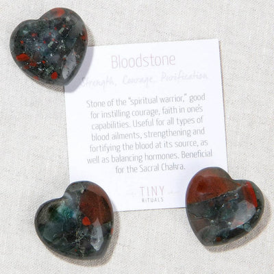 Bloodstone Mini Heart Set
