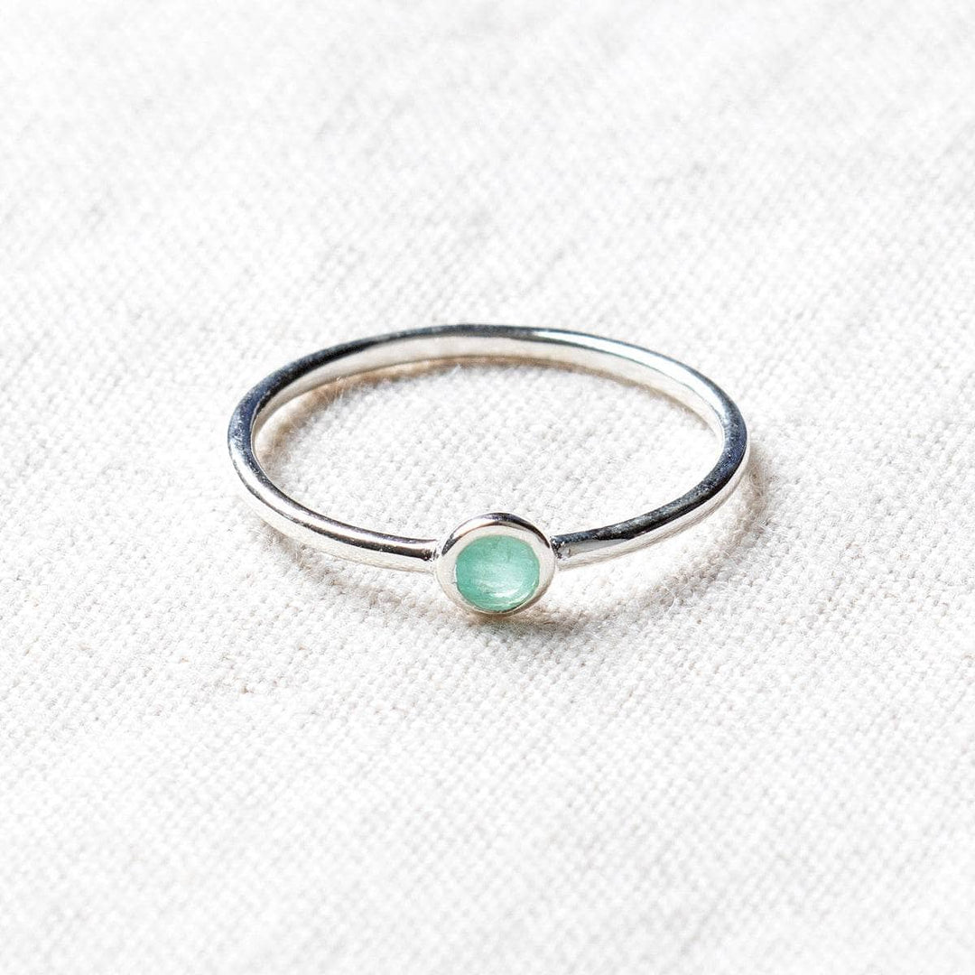 Emerald Silver or Gold  Ring