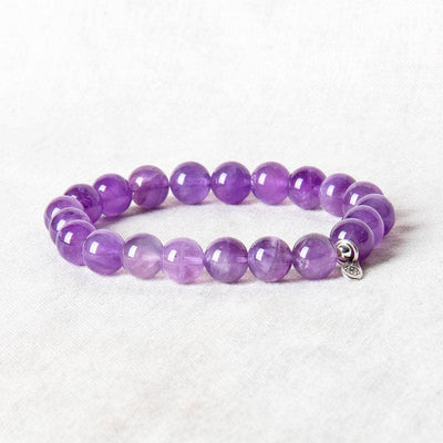 Amethyst Energy Bracelet 8mm