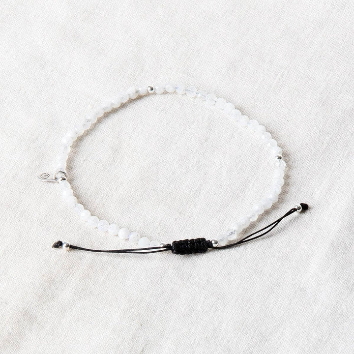 Rainbow Moonstone Energy Anklet