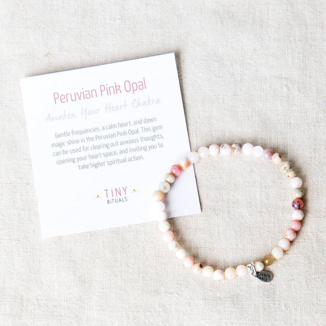 Peruvian Pink Opal Energy Bracelet