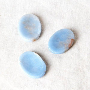 Angelite Worry Stone
