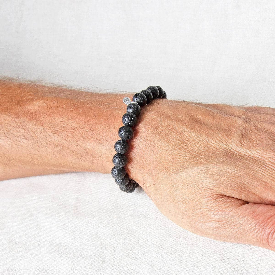 Lava Stone Energy Bracelet 8mm