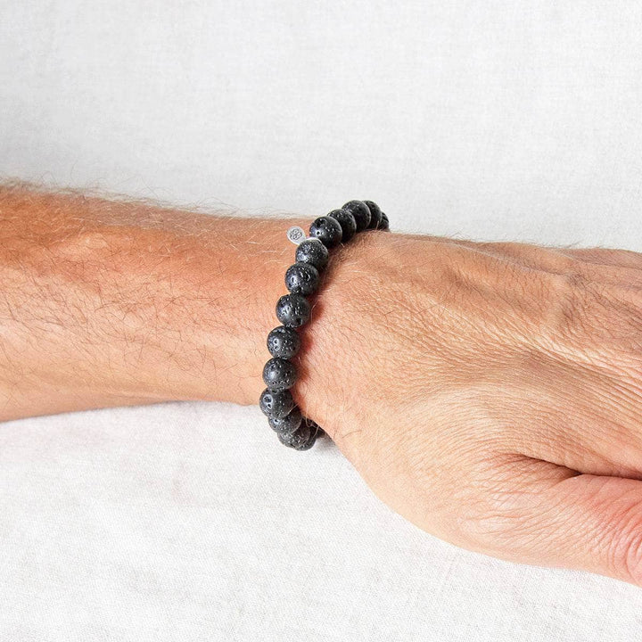 Lava Stone Energy Bracelet 8mm