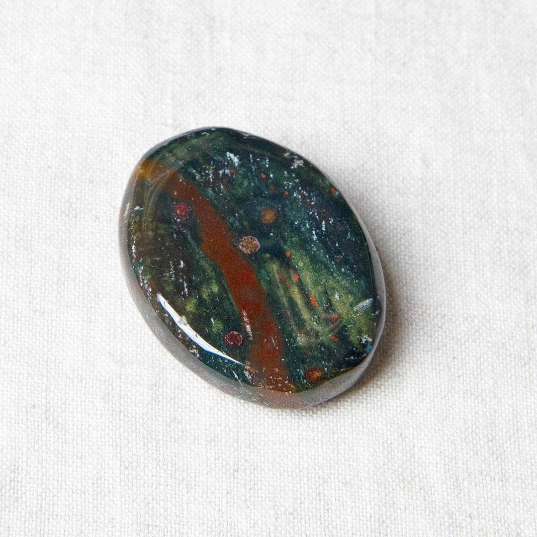 Bloodstone Worry Stone