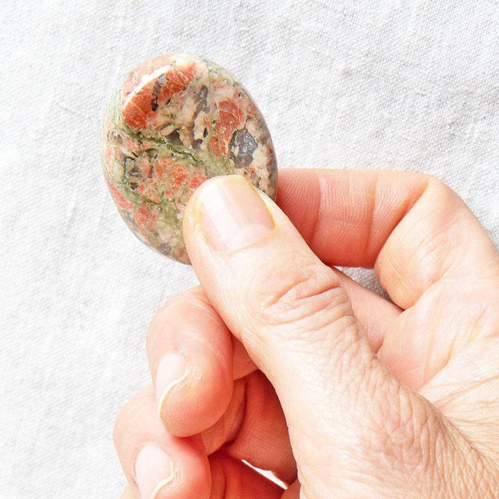 Unakite Worry Stone