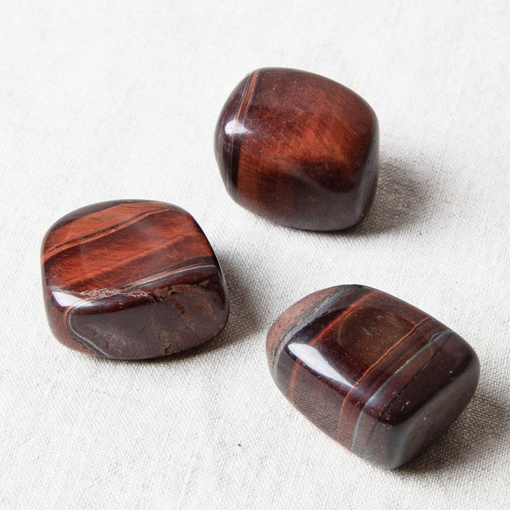 Red Tiger Eye Stone Set