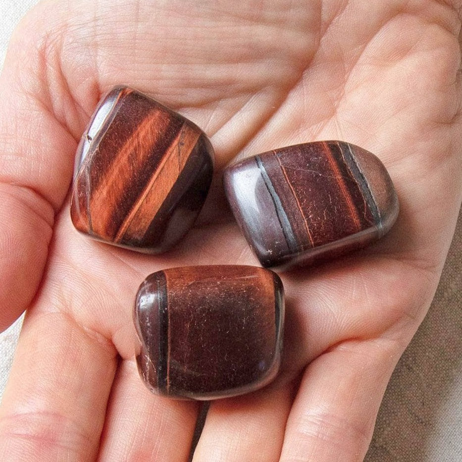 Red Tiger Eye Stone Set