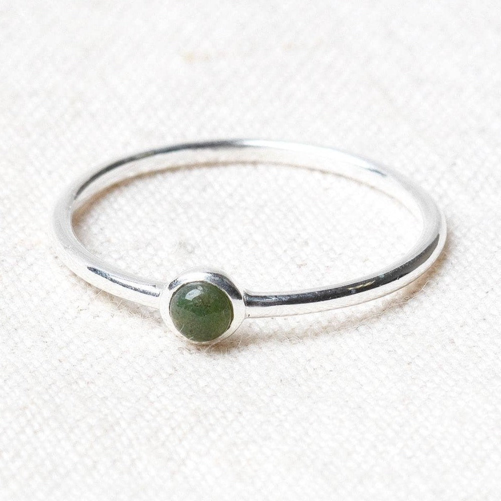 Bloodstone Silver or Gold Ring